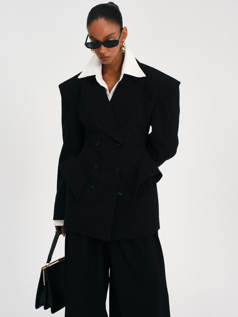 Sculpted Peak Blazer