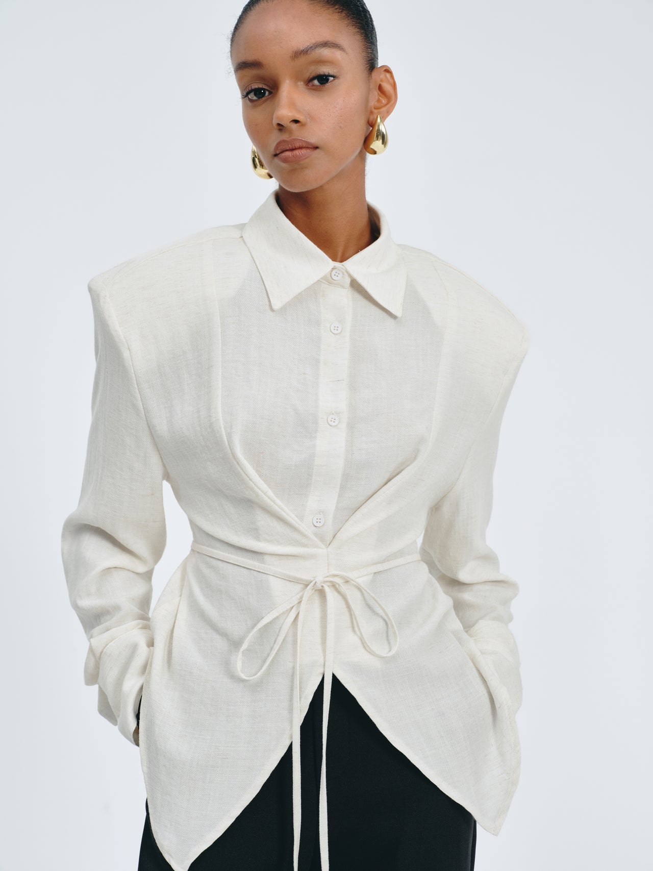 Western Tie-Front Shirt
