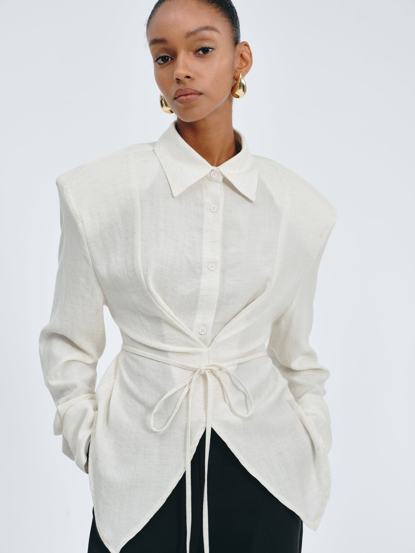 Western Tie-Front Shirt