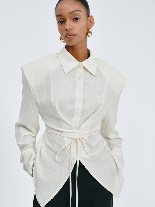 Western Tie-Front Shirt