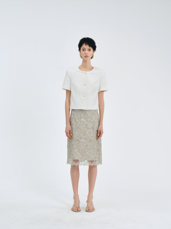 Glimmerveil Lace Skirt