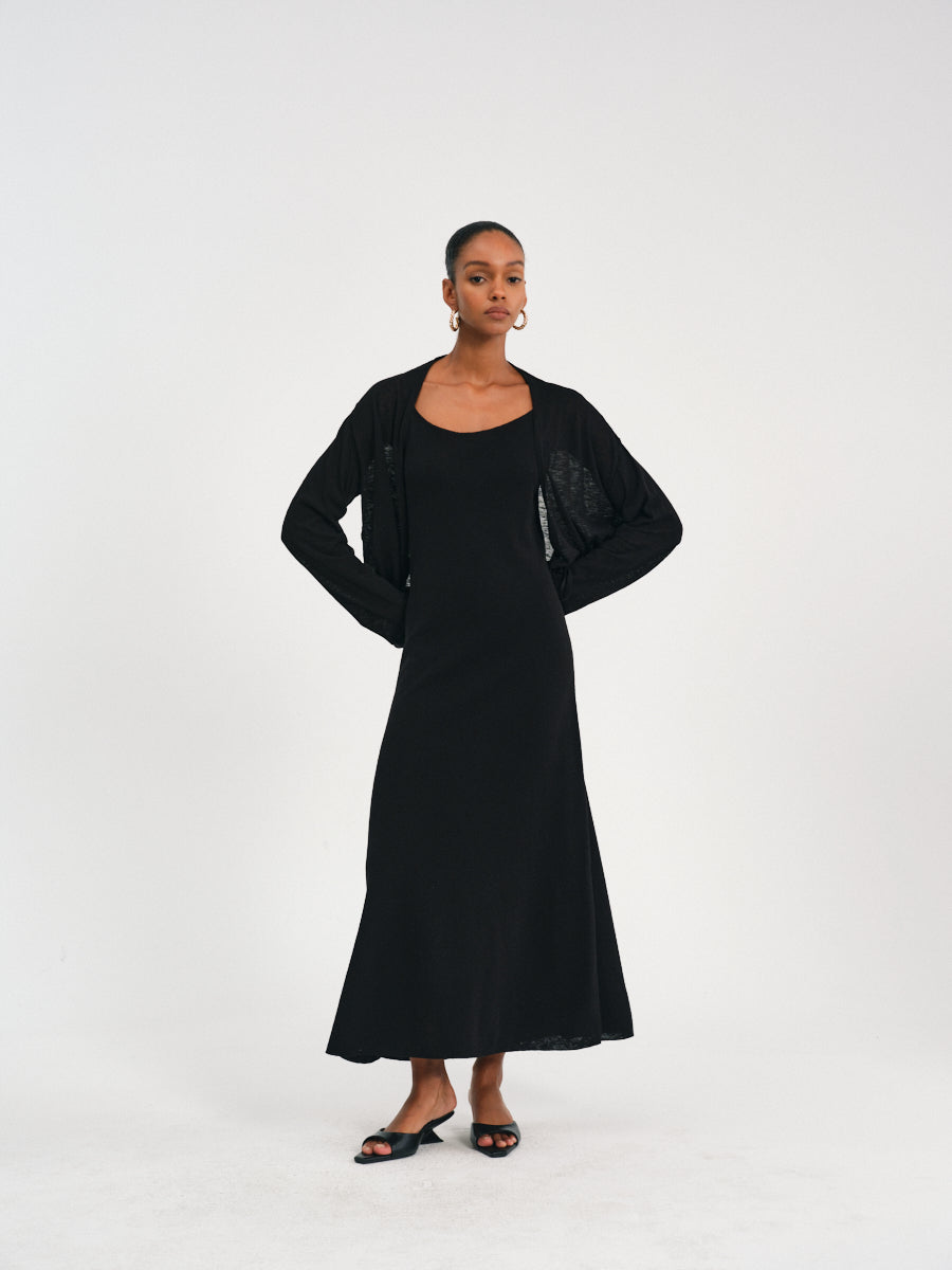 Luminous Linen Dress