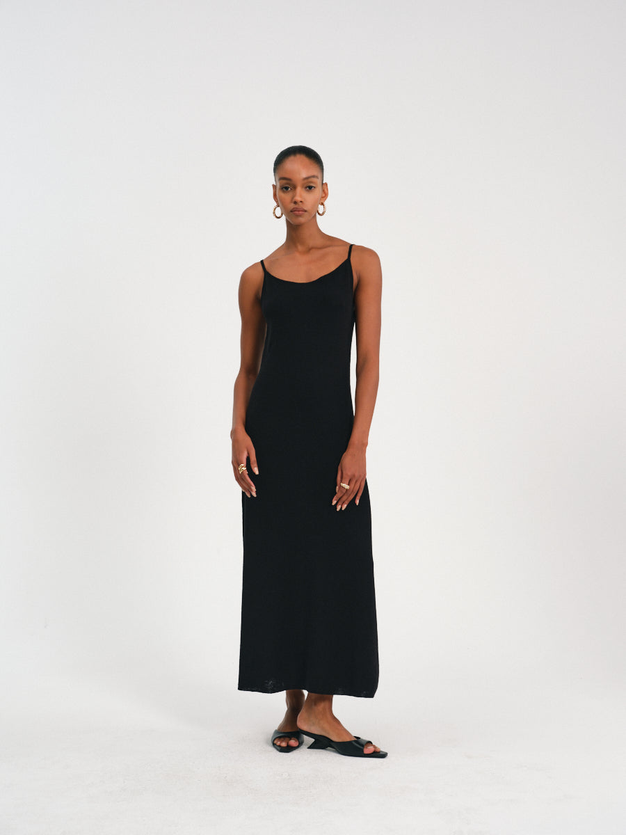 Luminous Linen Dress