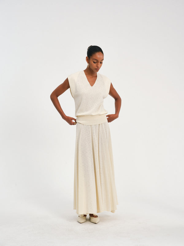 Flowing A-Line Skirt