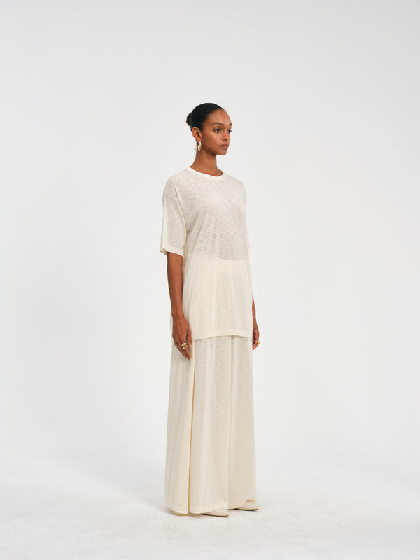 Relaxed Fit Short Sleeve Top