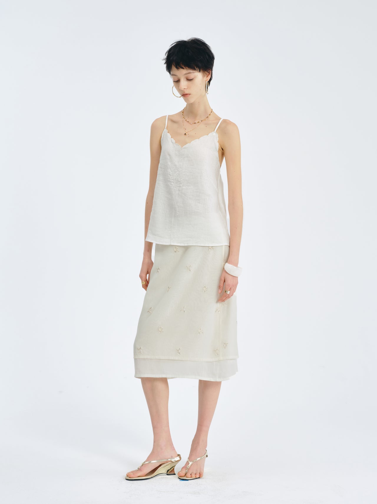 Serene Silk Skirt