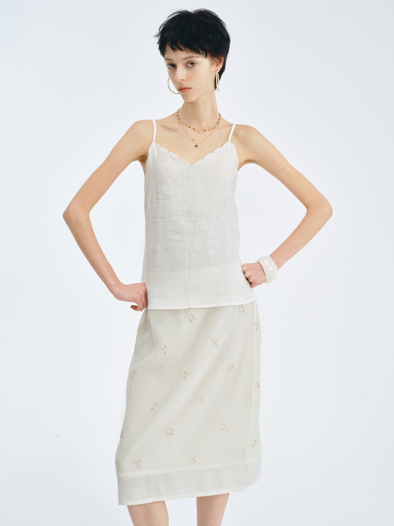 Serene Silk Skirt