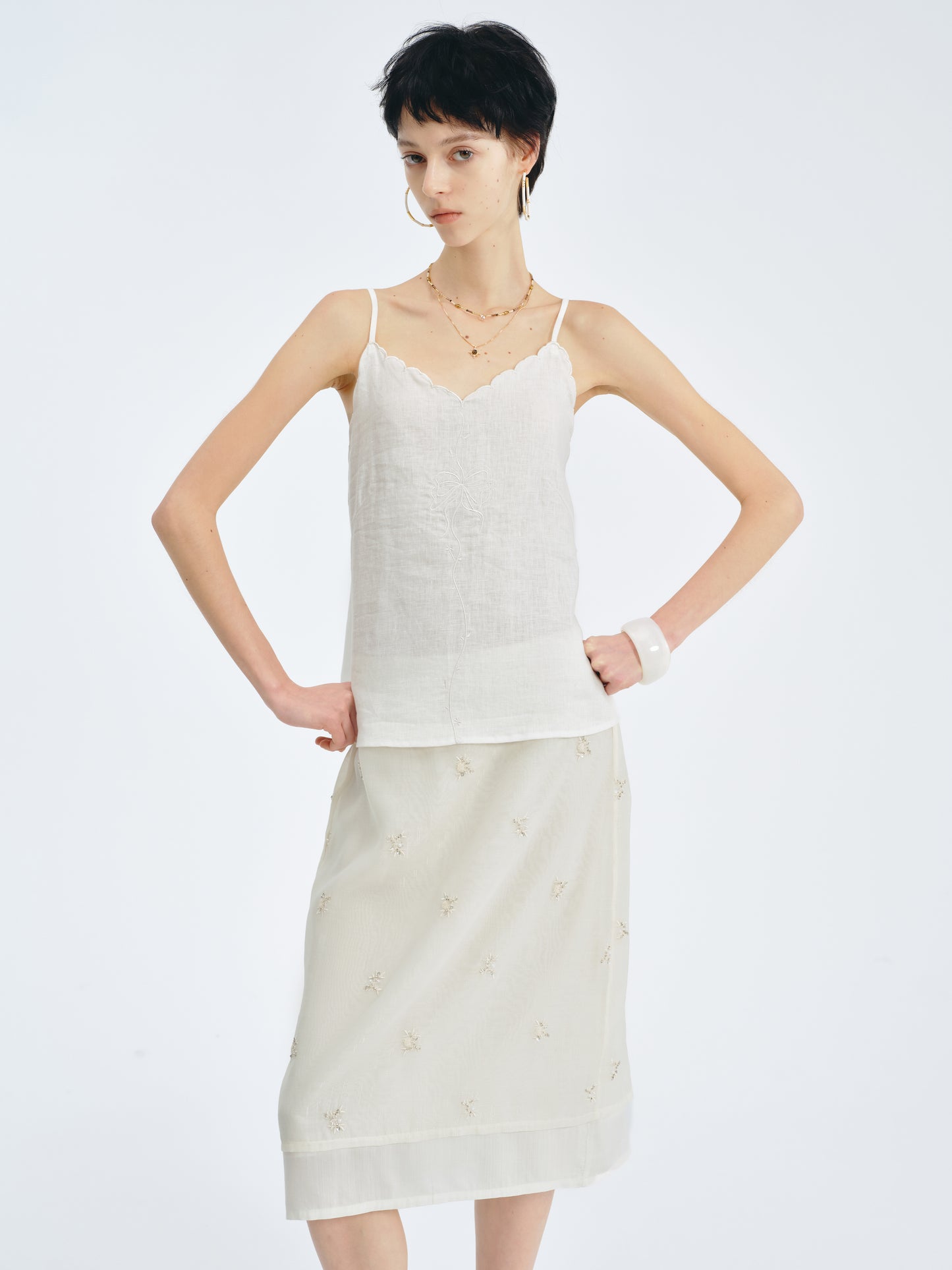 Serene Silk Skirt
