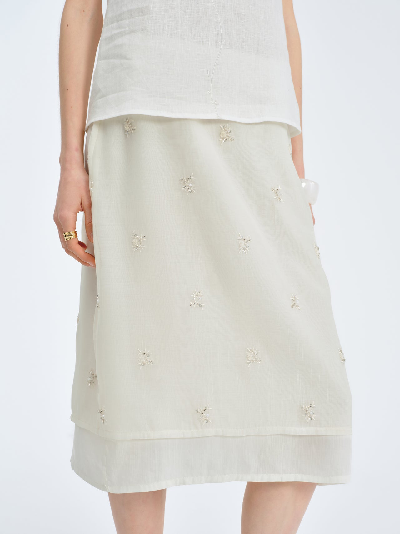 Serene Silk Skirt