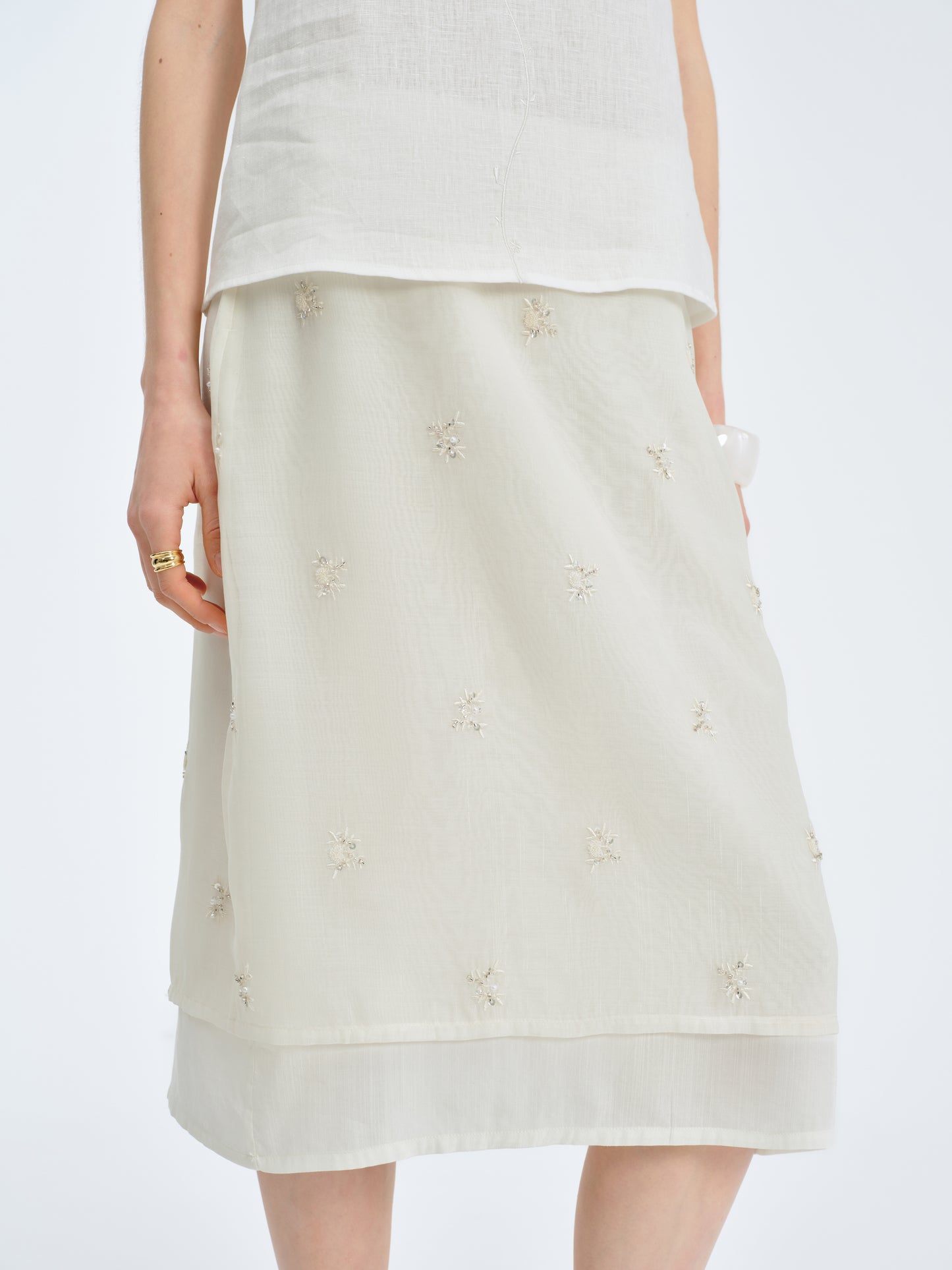 Serene Silk Skirt