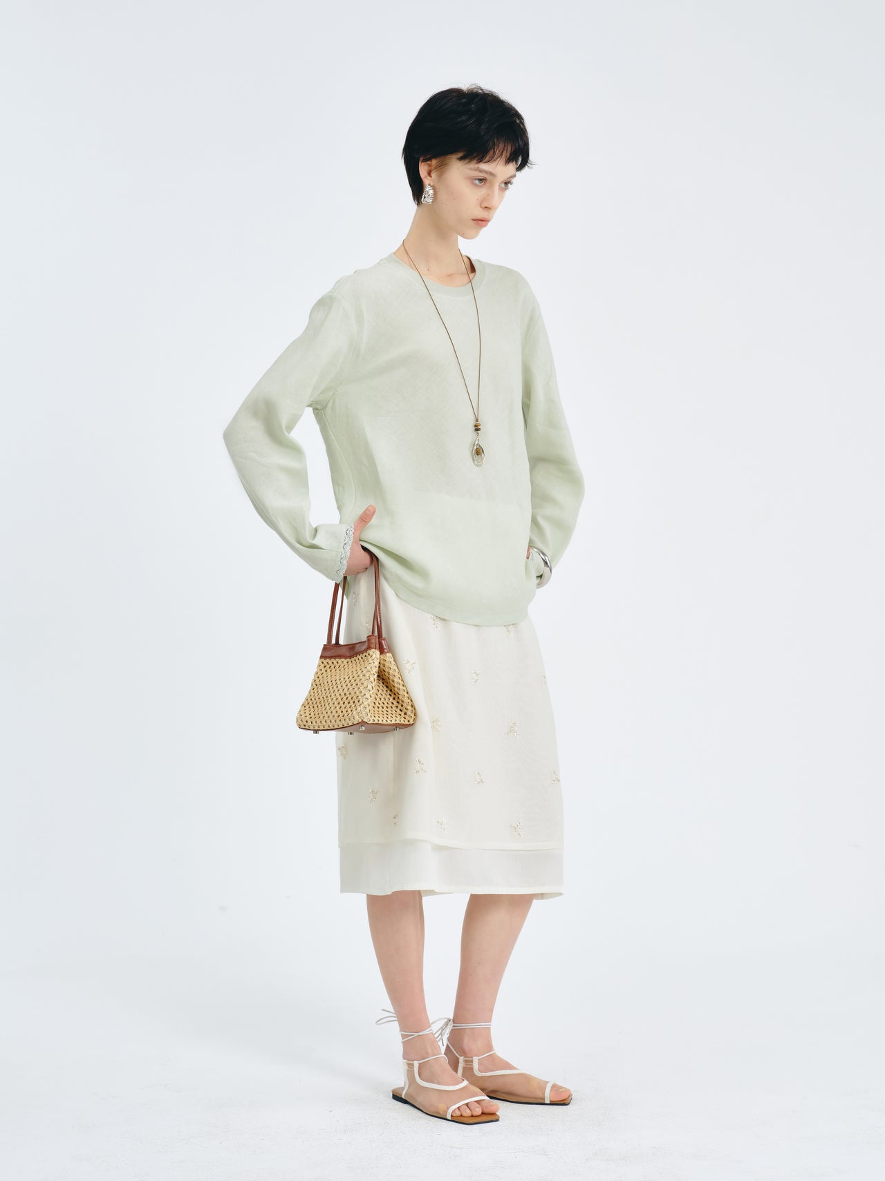 Drift Linen Drape Top