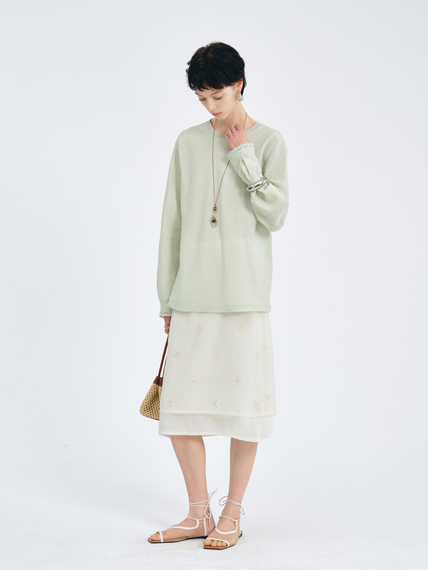 Drift Linen Drape Top