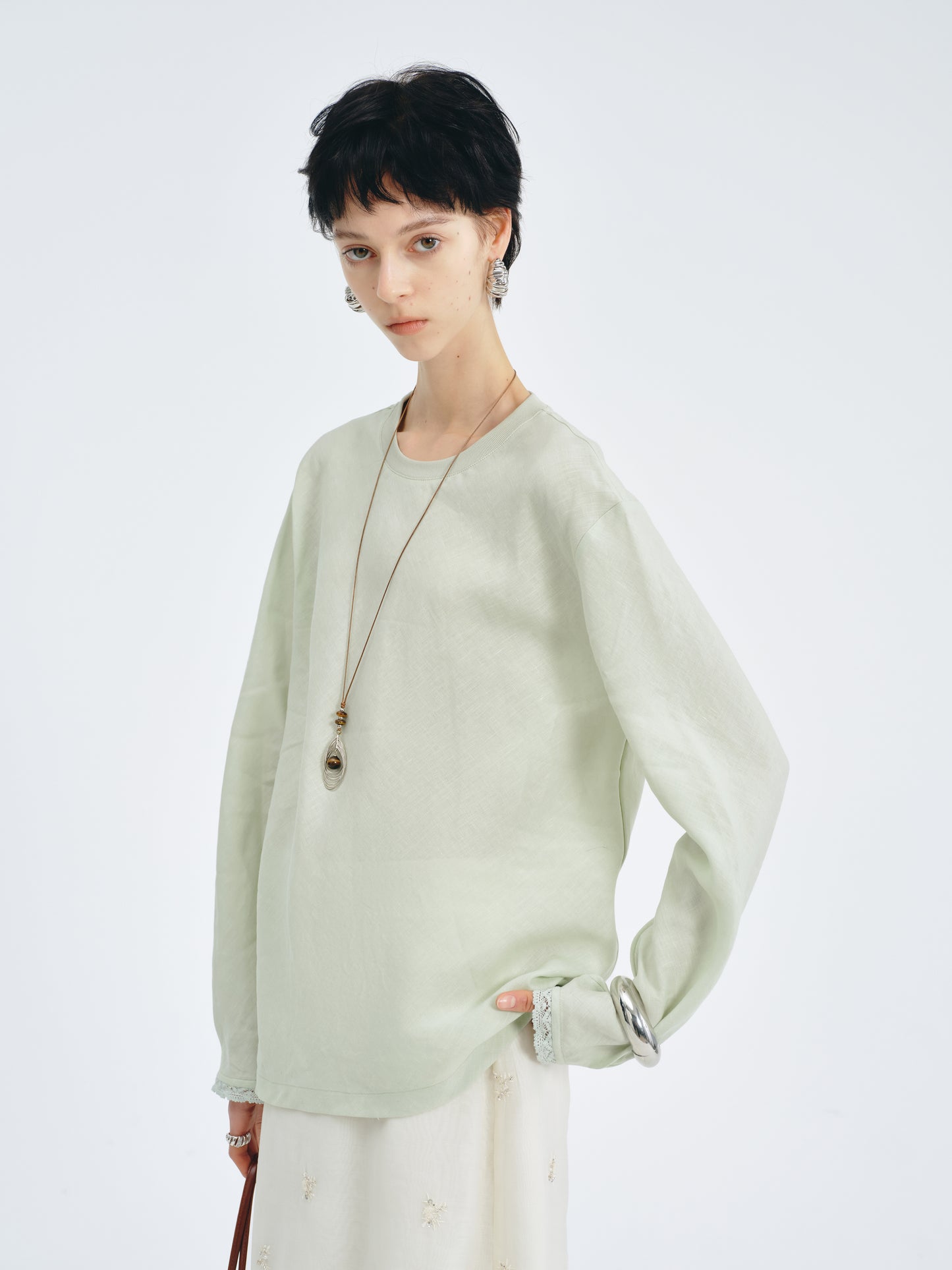 Drift Linen Drape Top