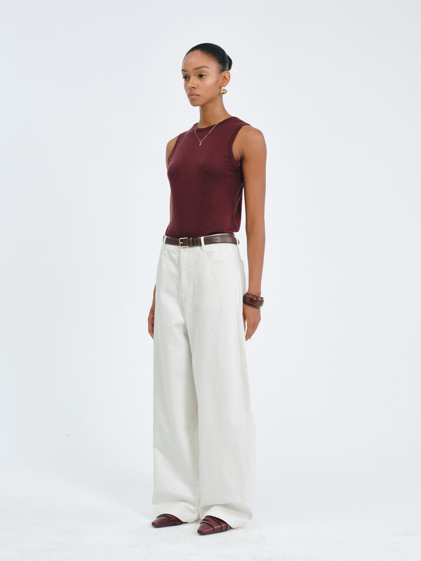 Sculpt Wide-Leg Jeans