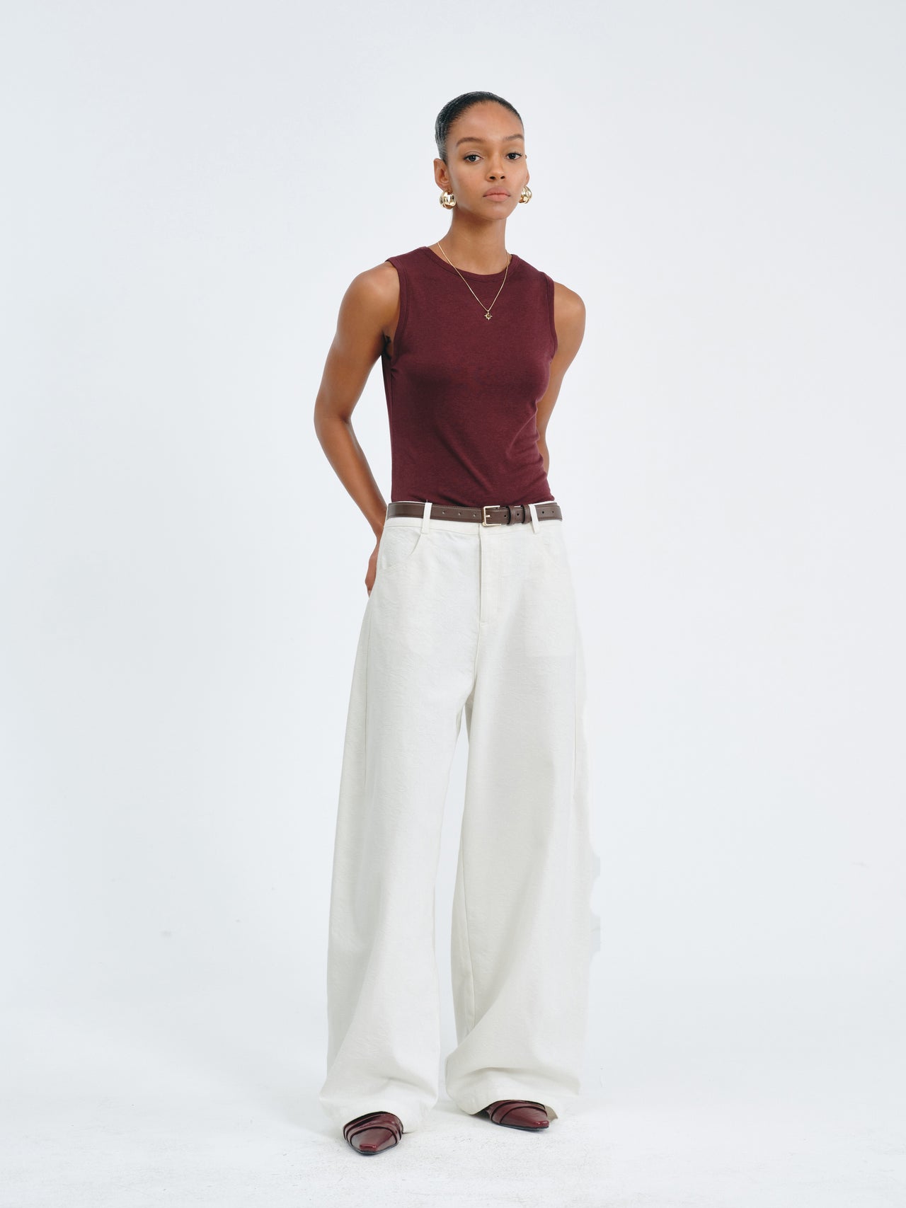 Sculpt Wide-Leg Jeans