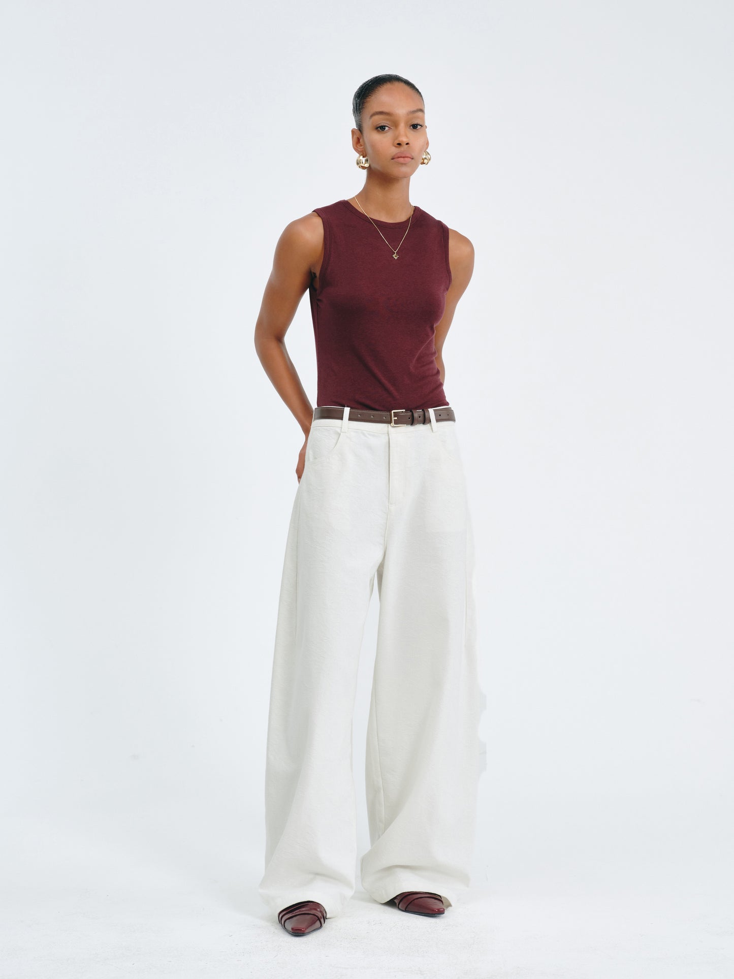 Sculpt Wide-Leg Jeans