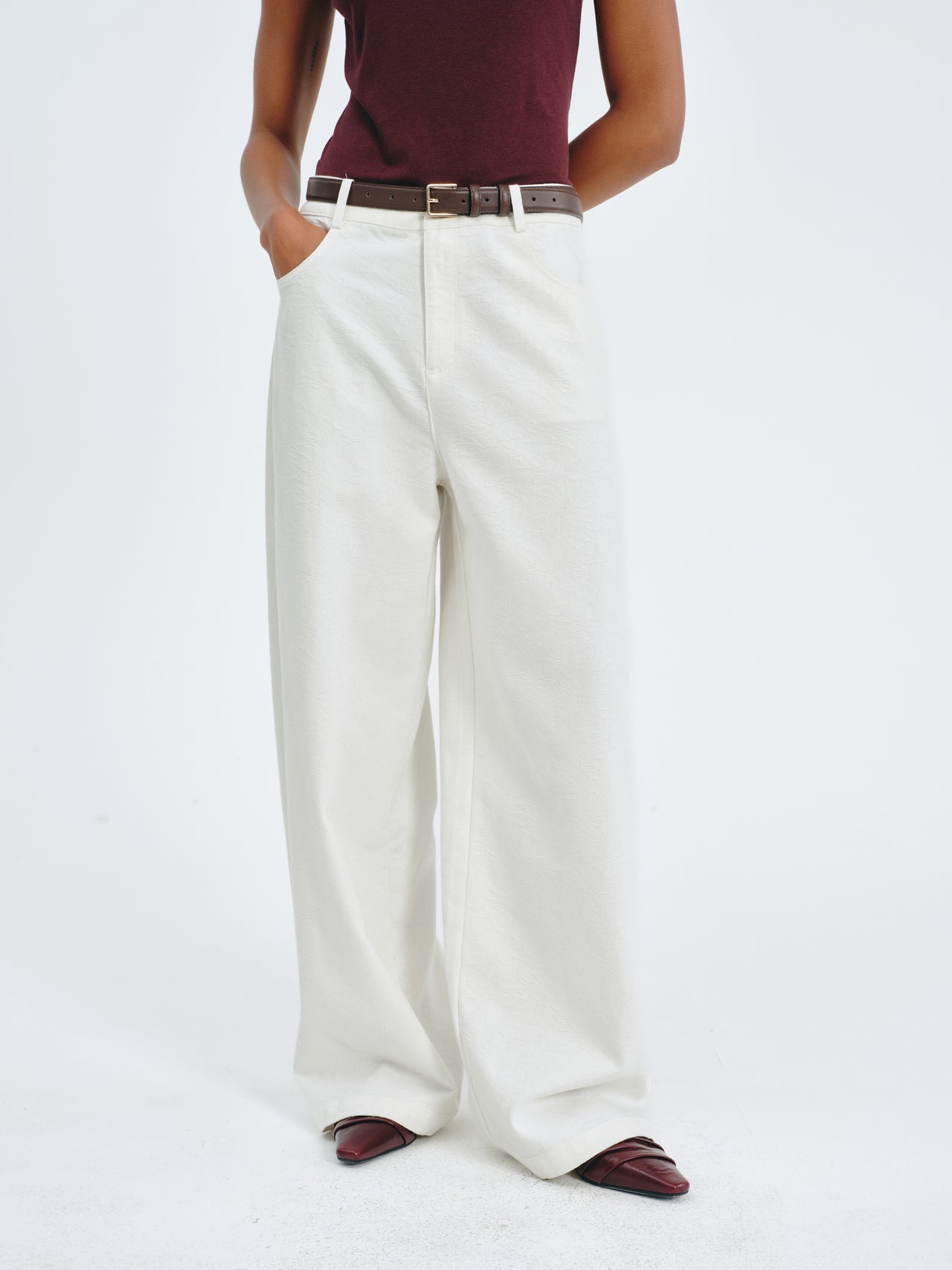 Sculpt Wide-Leg Jeans