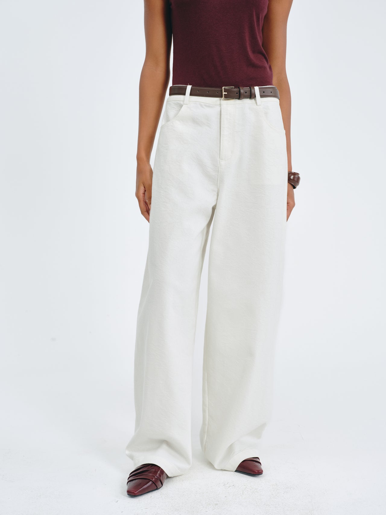 Sculpt Wide-Leg Jeans