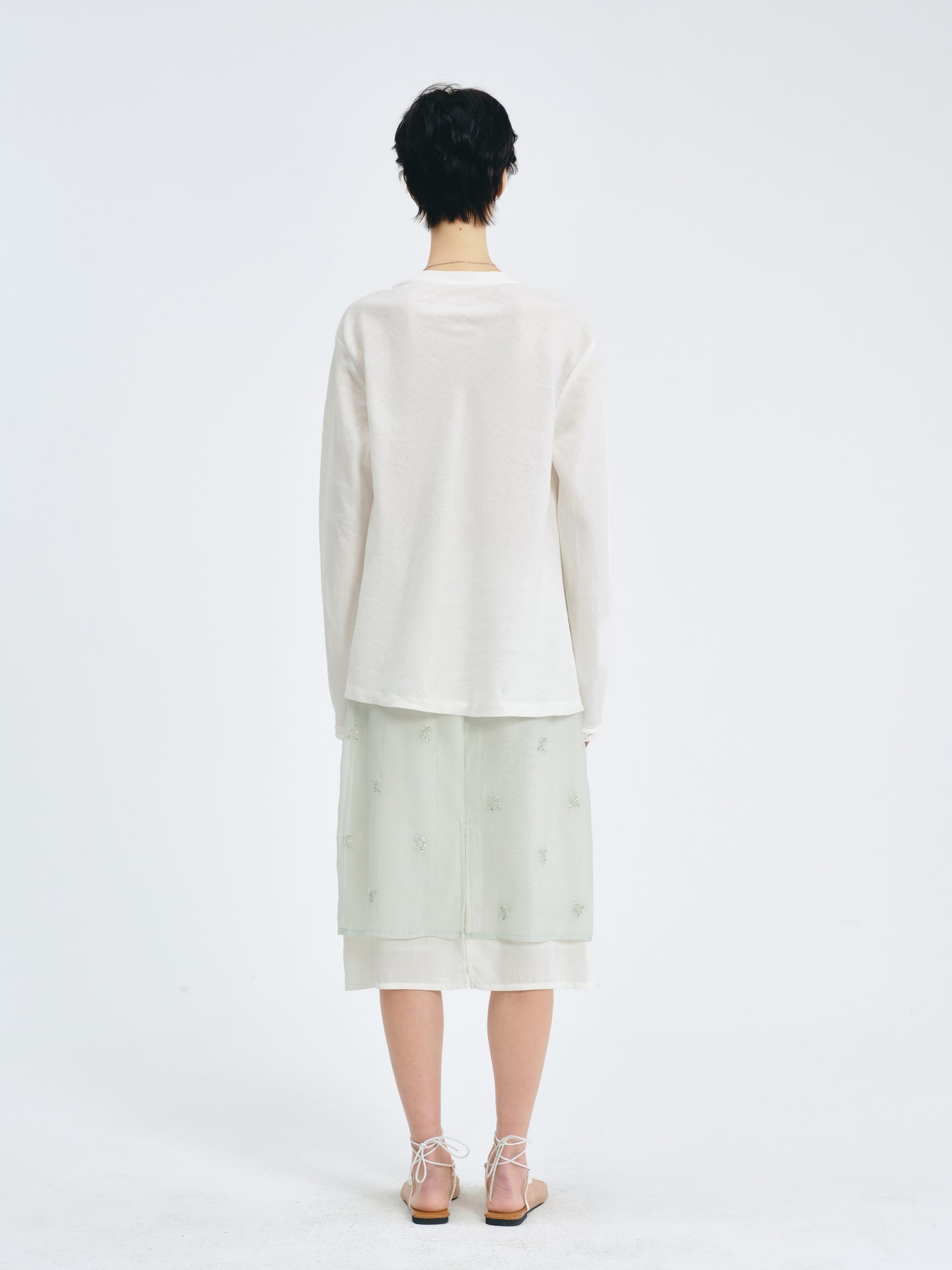Drift Linen Drape Top