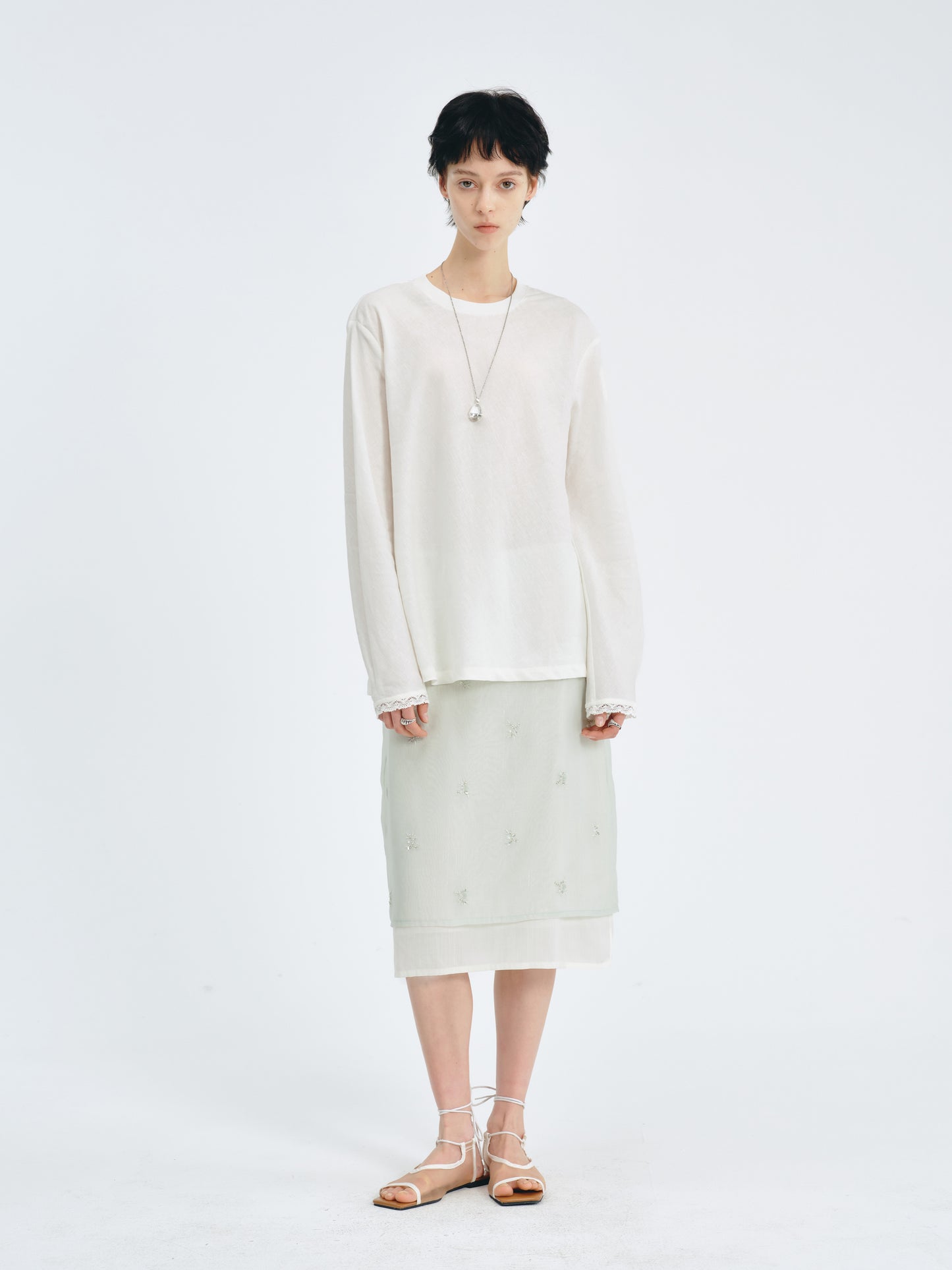 Drift Linen Drape Top