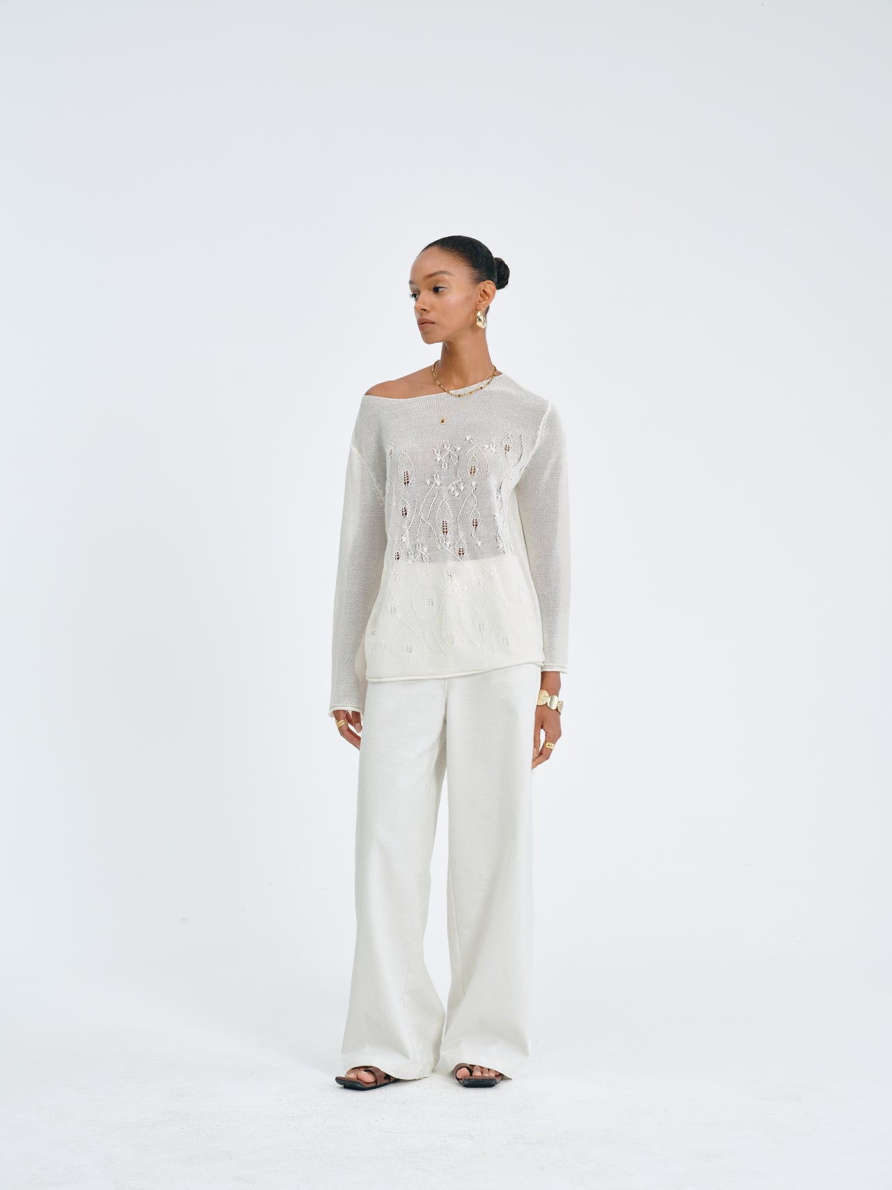 Sculpt Wide-Leg Jeans