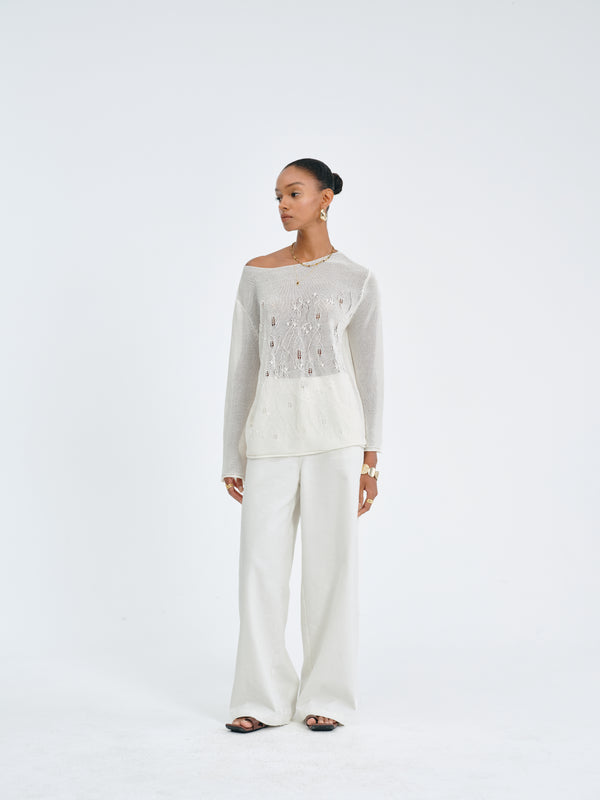 Sculpt Wide-Leg Jeans