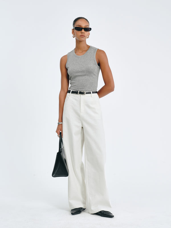 Sculpt Wide-Leg Jeans