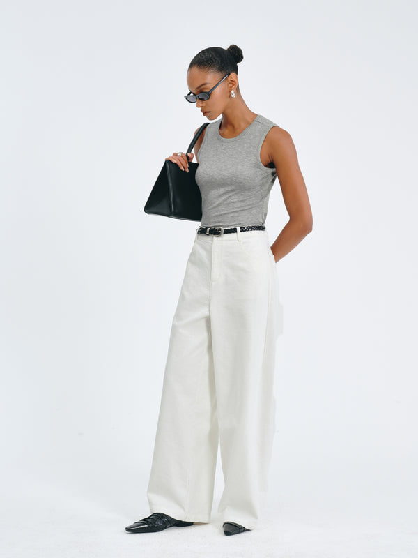 Sculpt Wide-Leg Jeans