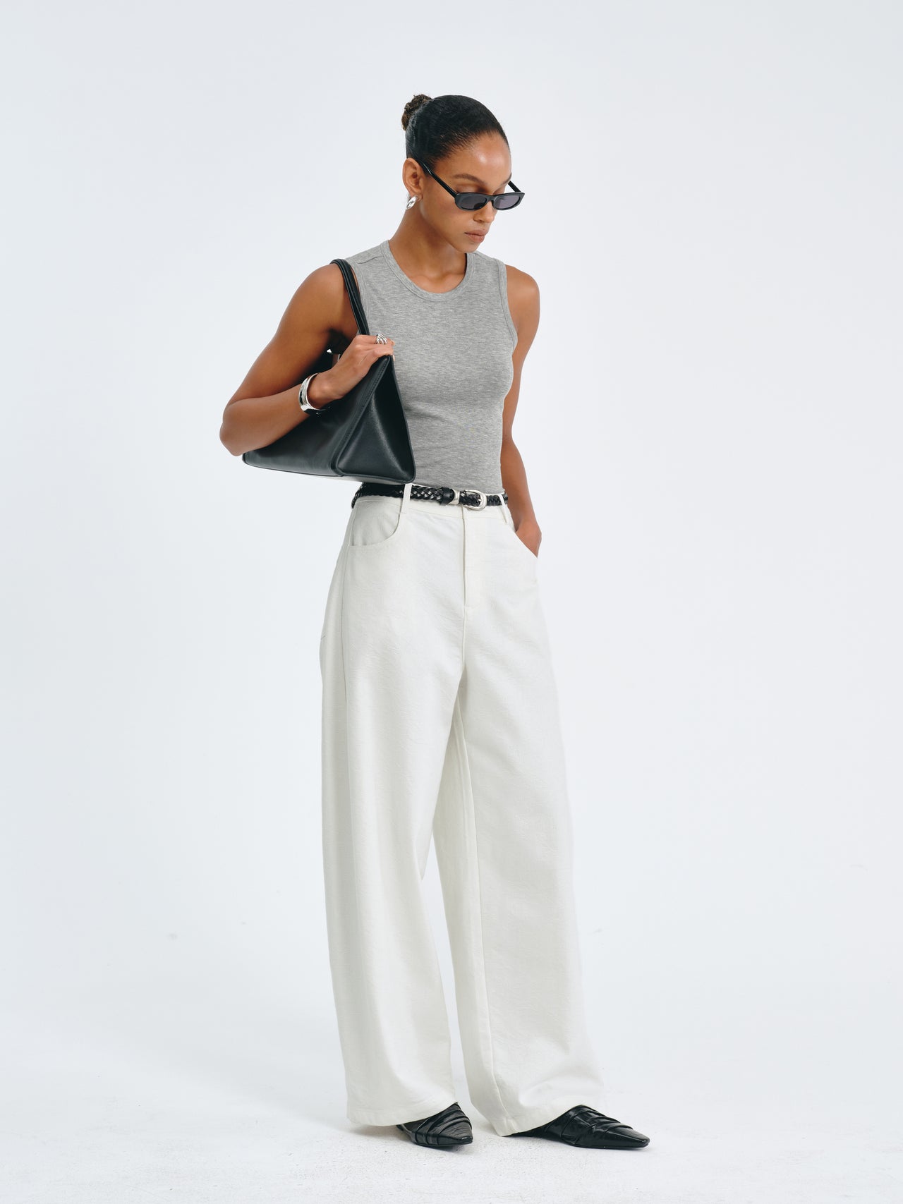 Sculpt Wide-Leg Jeans