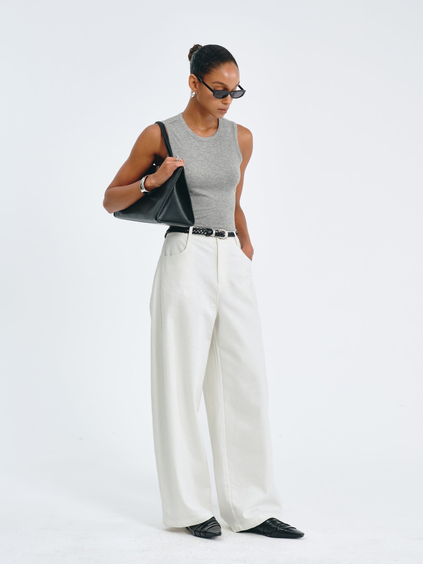 Sculpt Wide-Leg Jeans