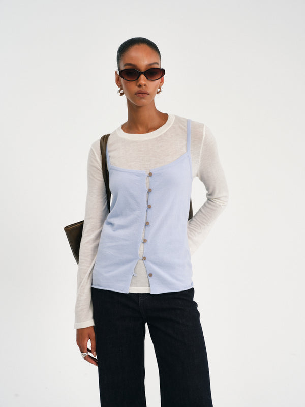 Nacre Wool Vest
