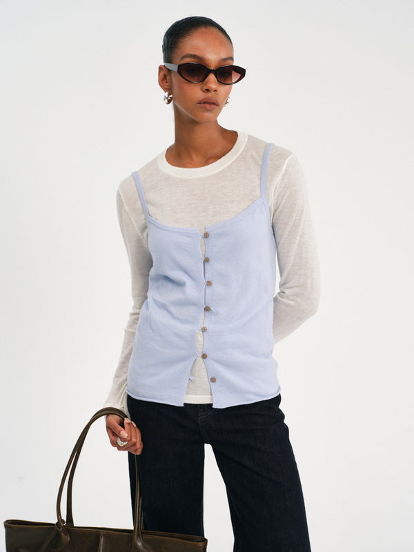 Nacre Wool Vest