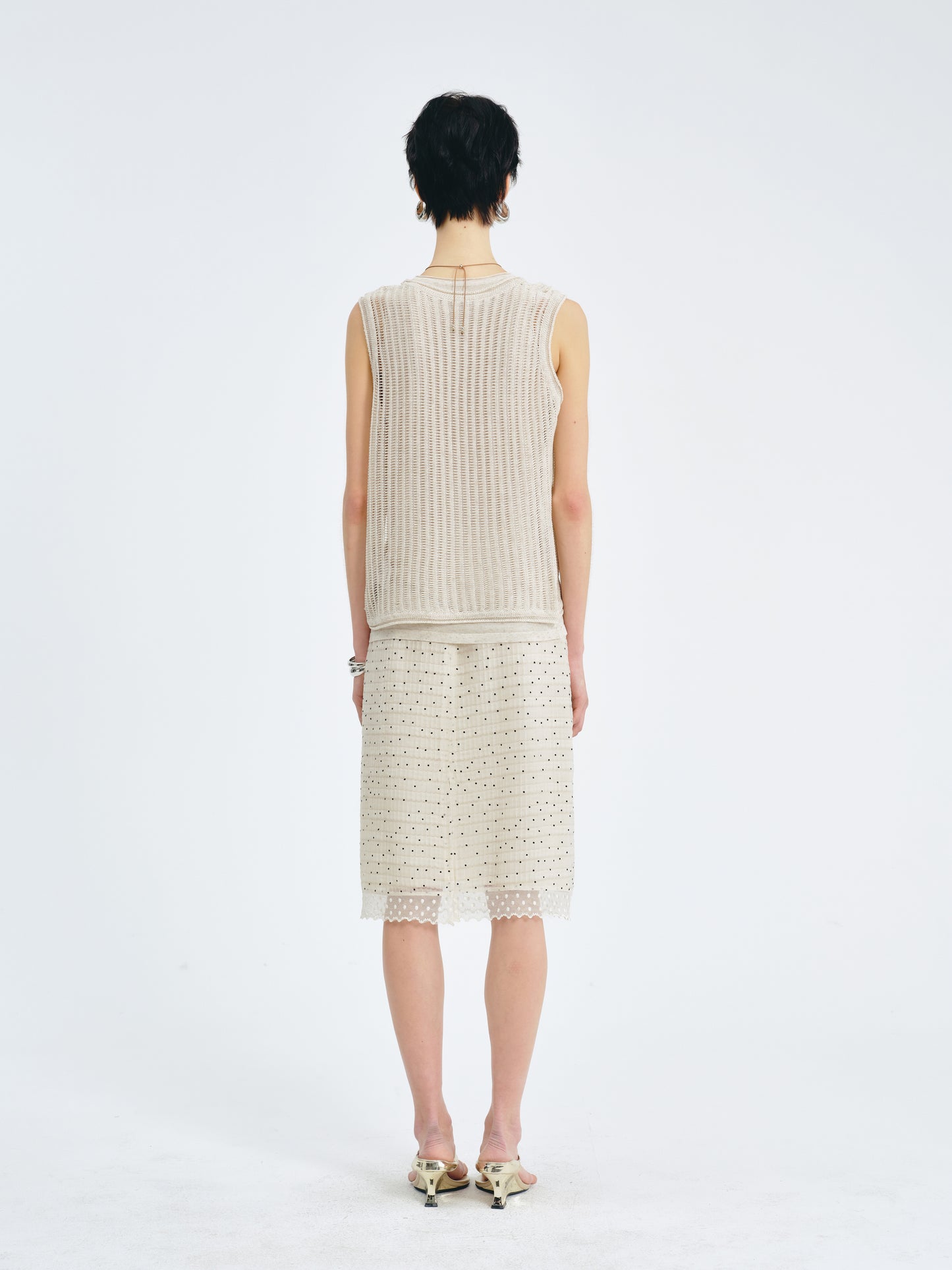 Open-Stitch Vest