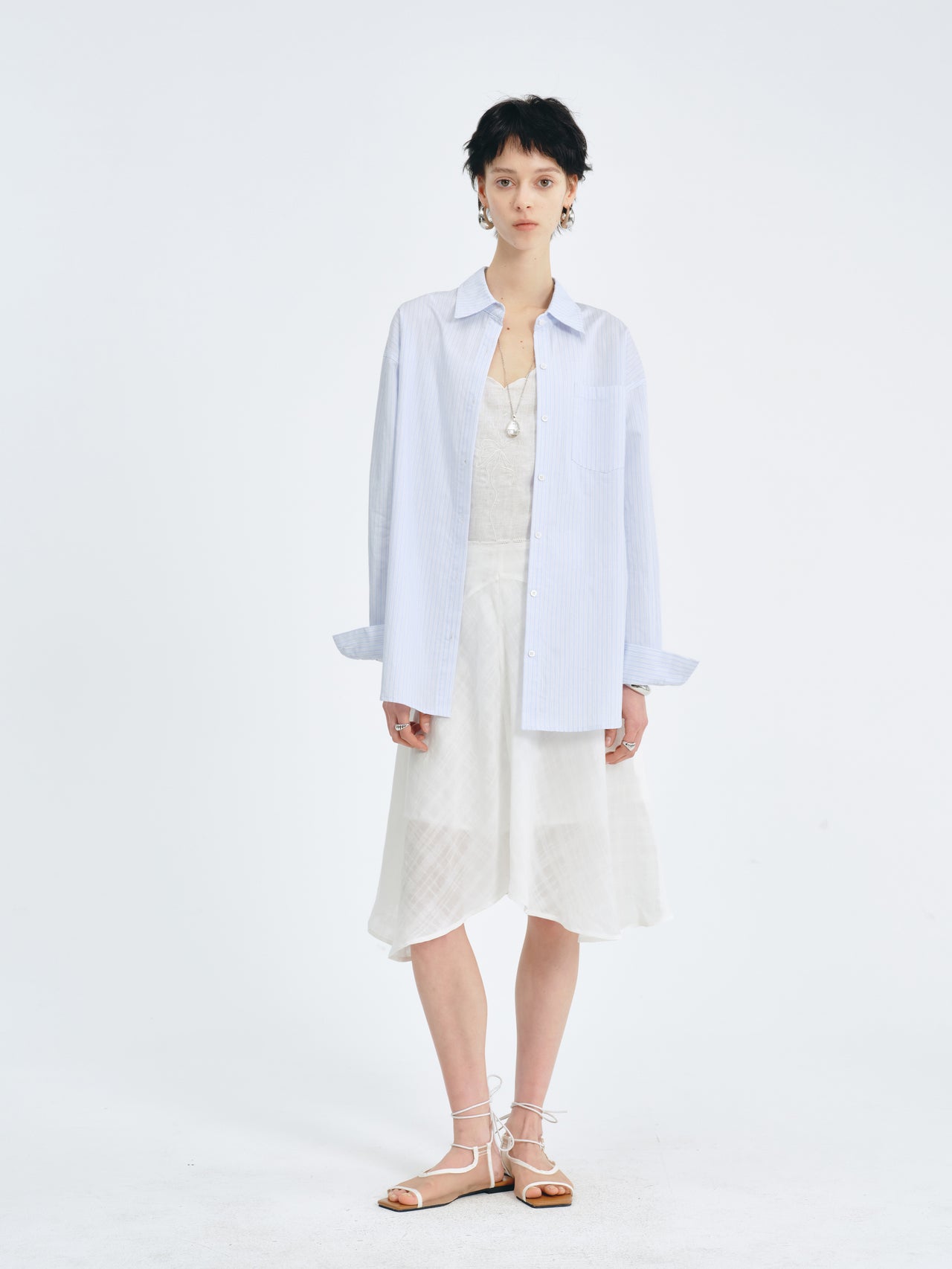 Azure Stripe Shirt