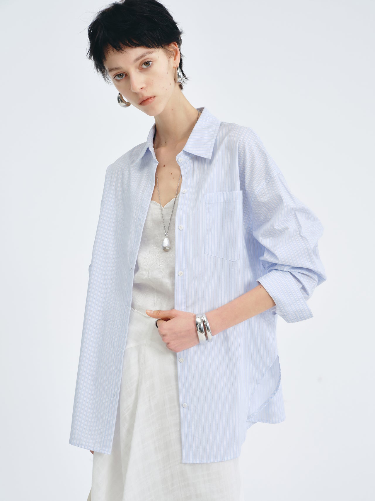 Azure Stripe Shirt