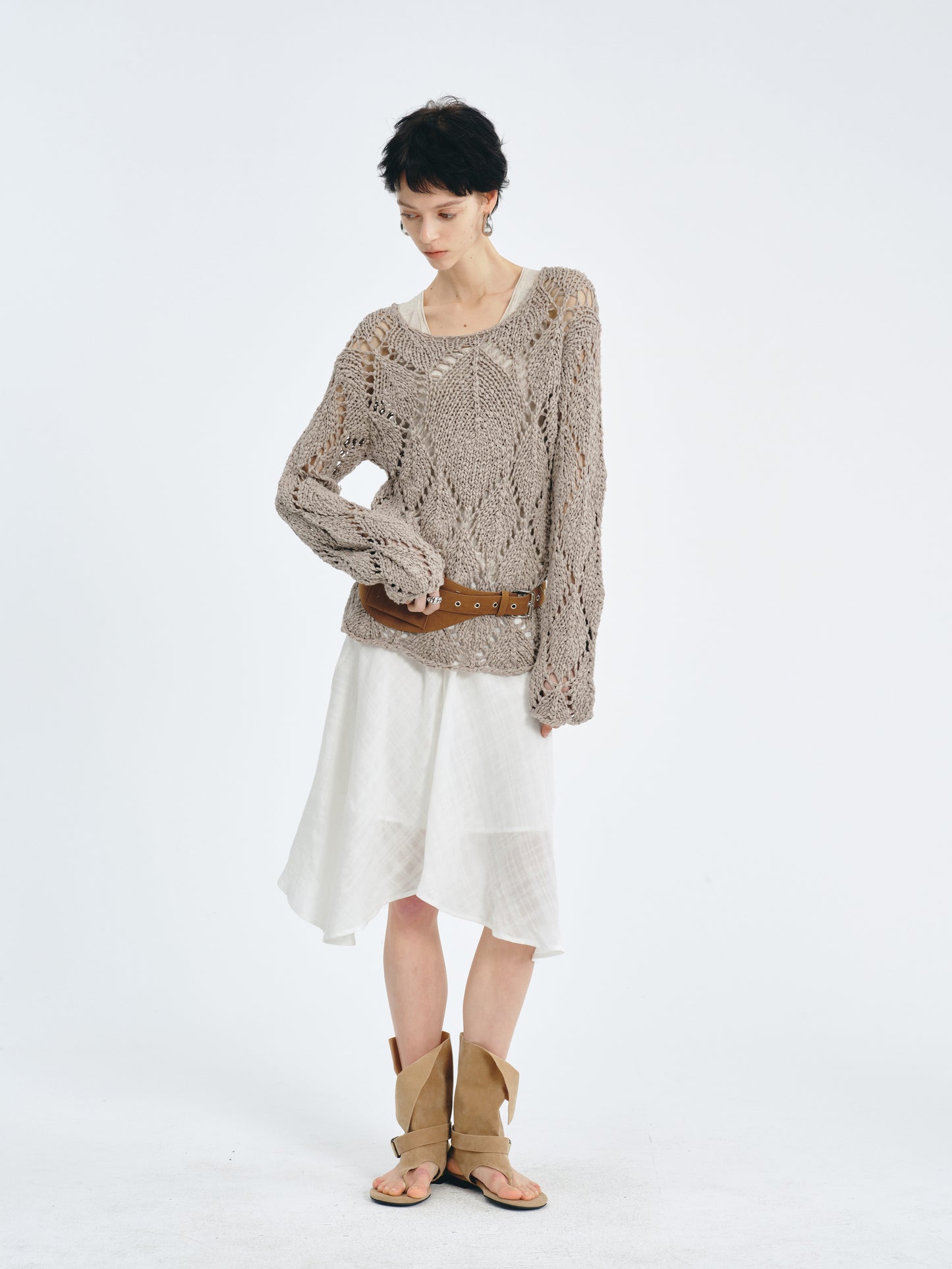 Lune Jacquard Skirt