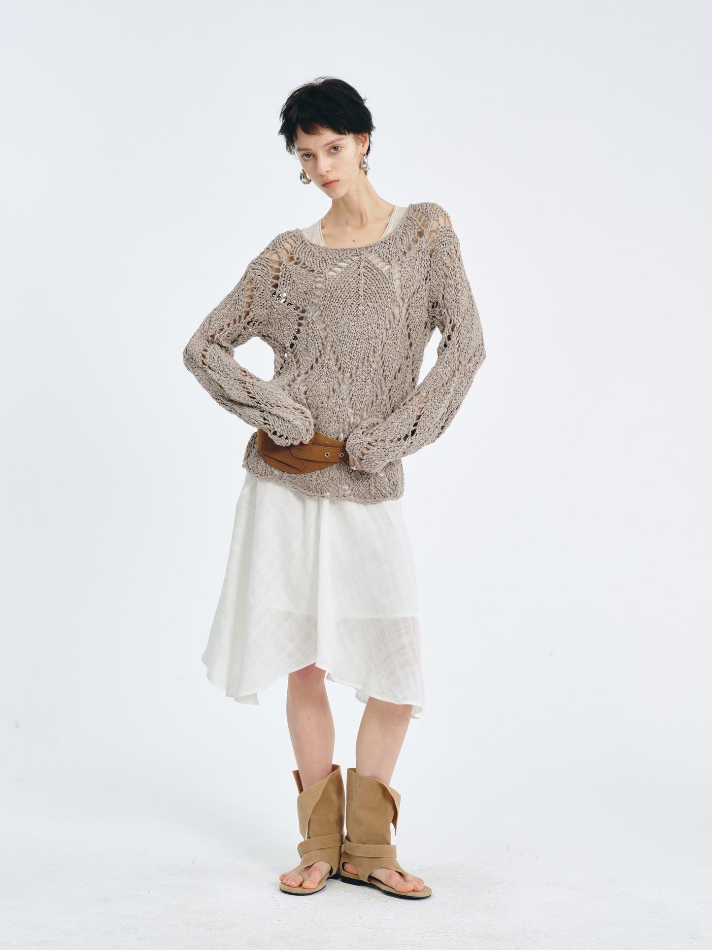 Lune Jacquard Skirt