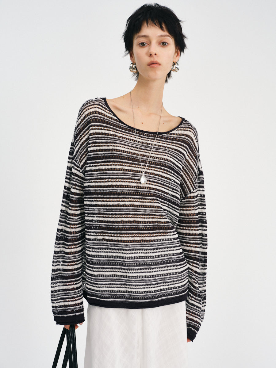 Lustre Lyocell-Silk Knit Top