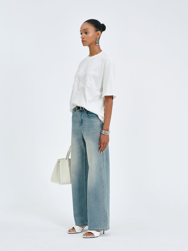 Aeris Embroidered Tee