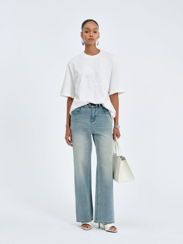 Aeris Embroidered Tee