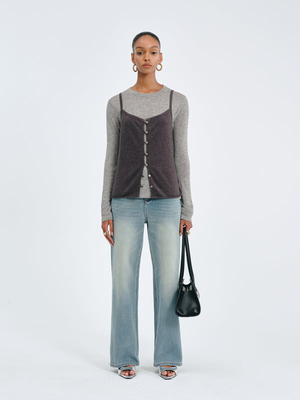 Nacre Wool Vest