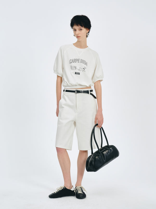 Doodle Cotton Knit Tee