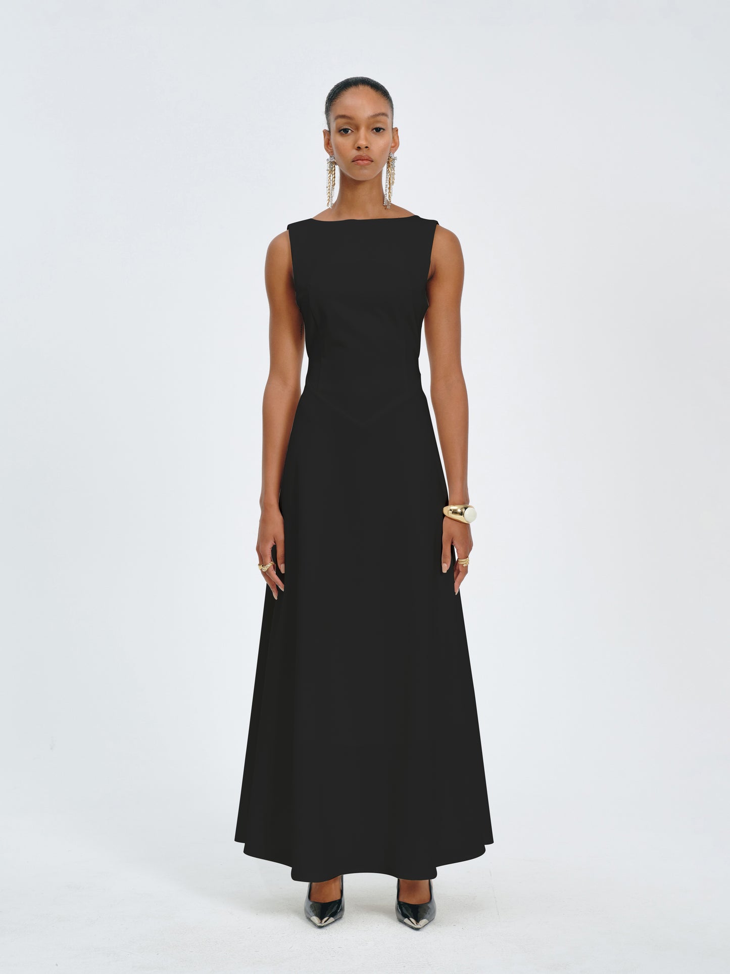 Veil Back Dress