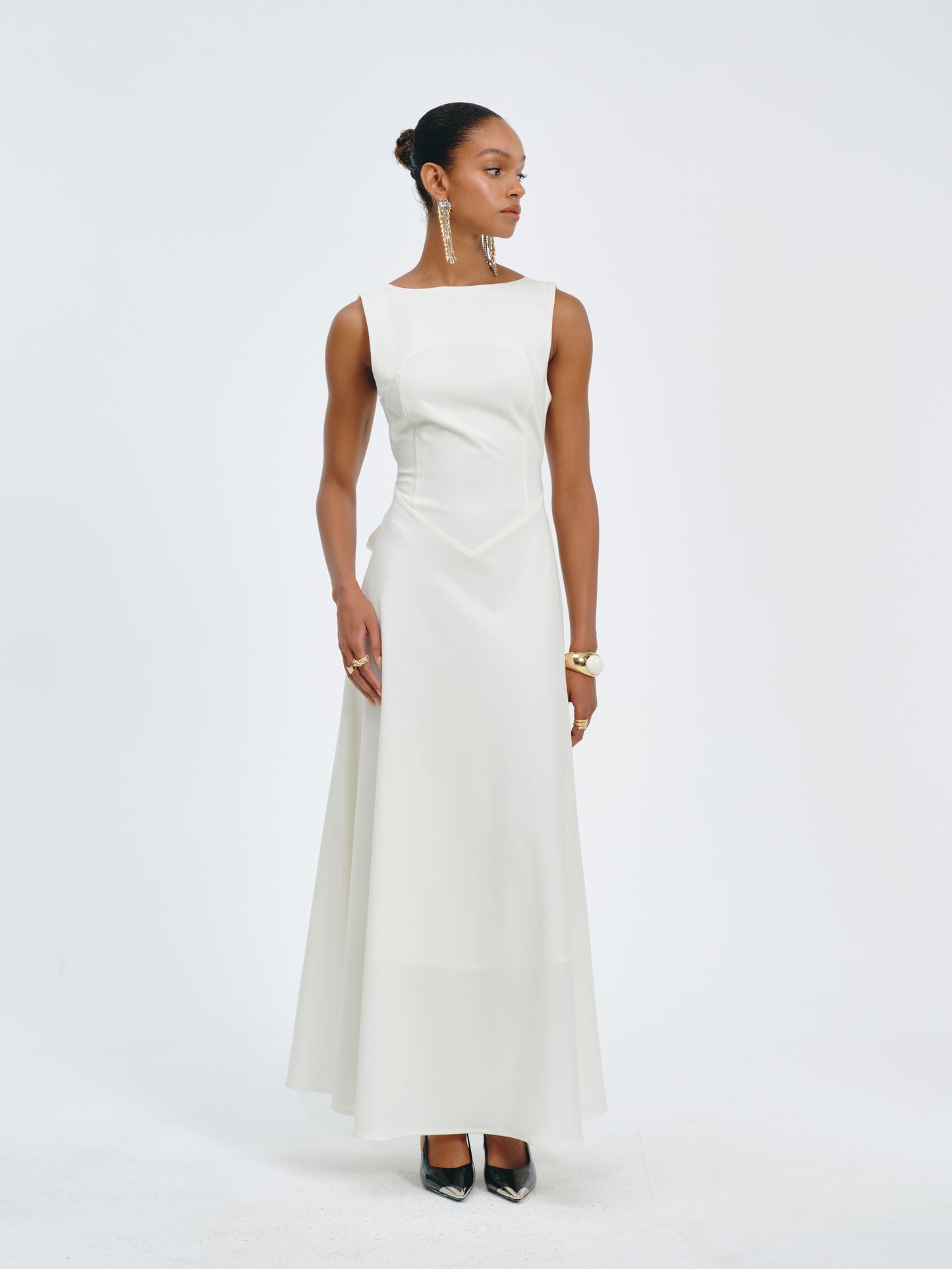 Veil Back Dress