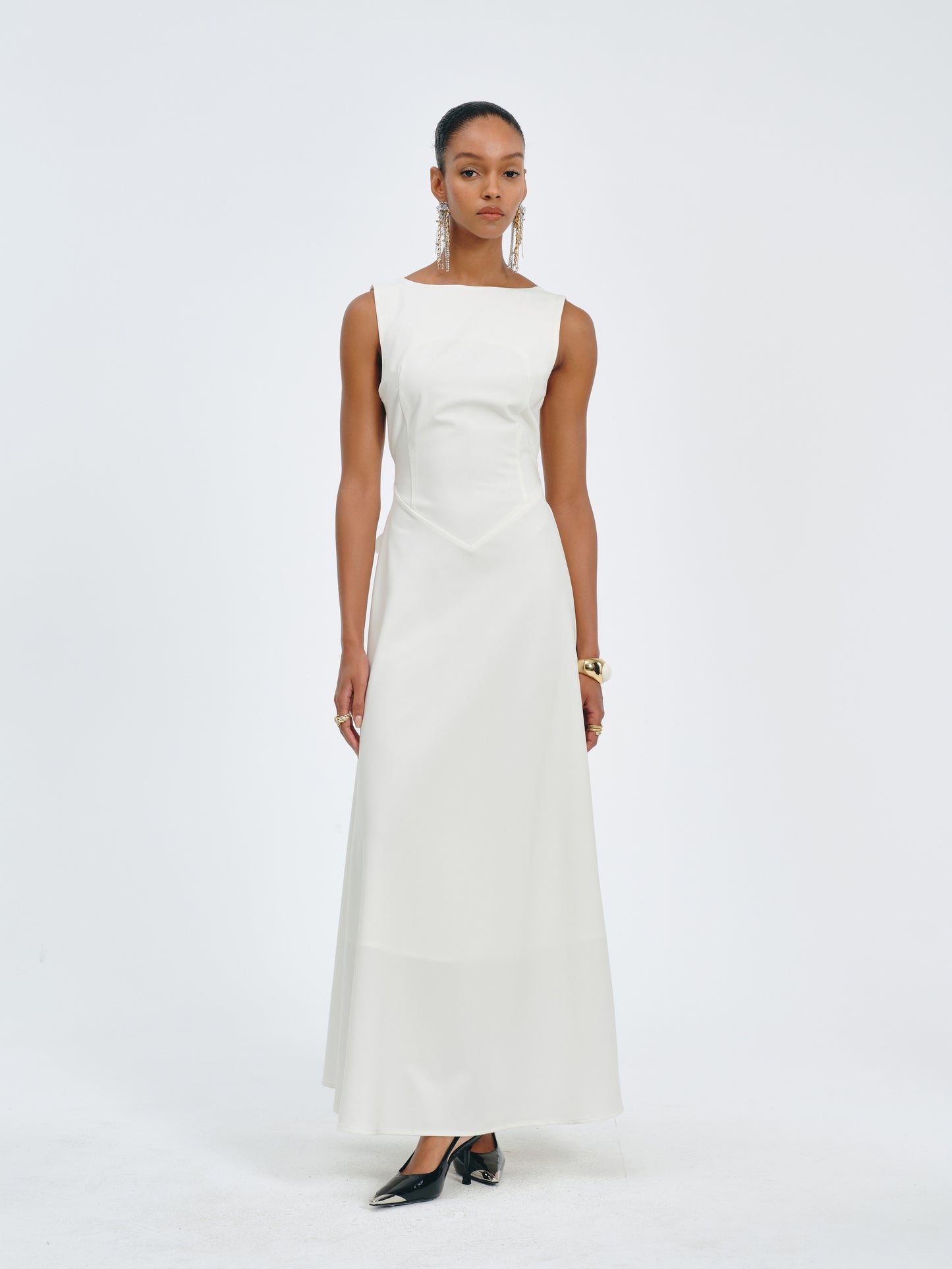 Veil Back Dress