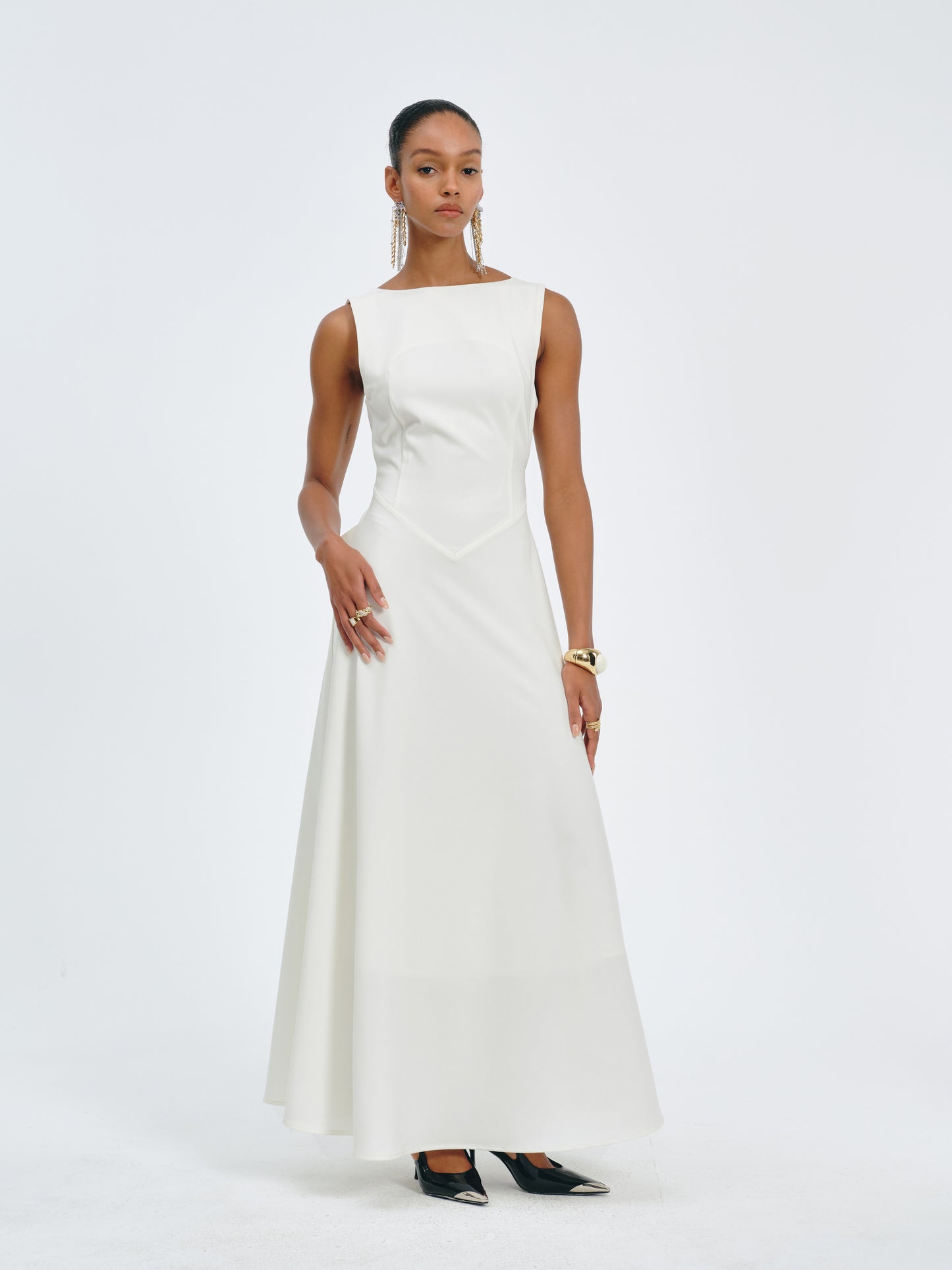 Veil Back Dress