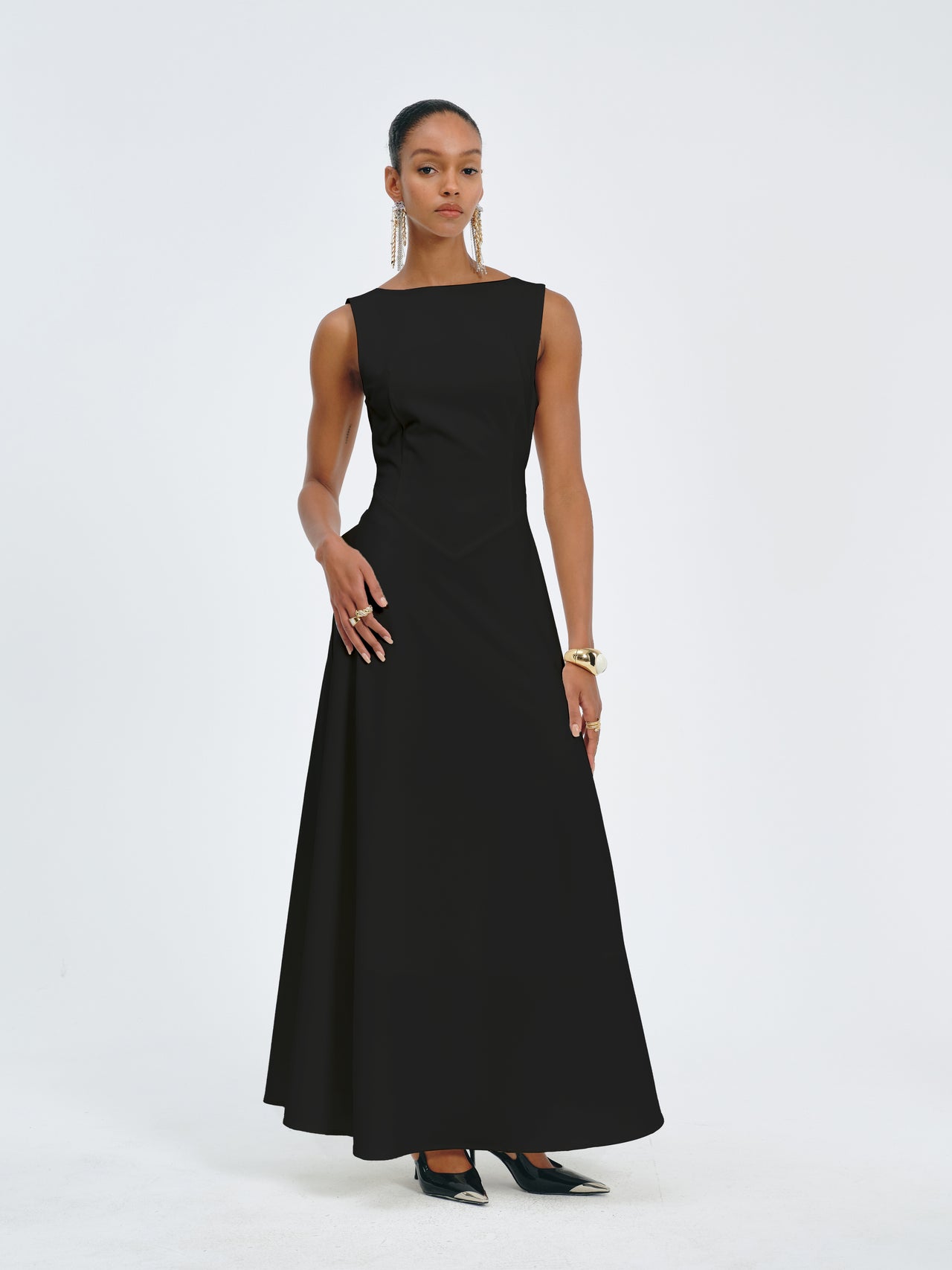 Veil Back Dress
