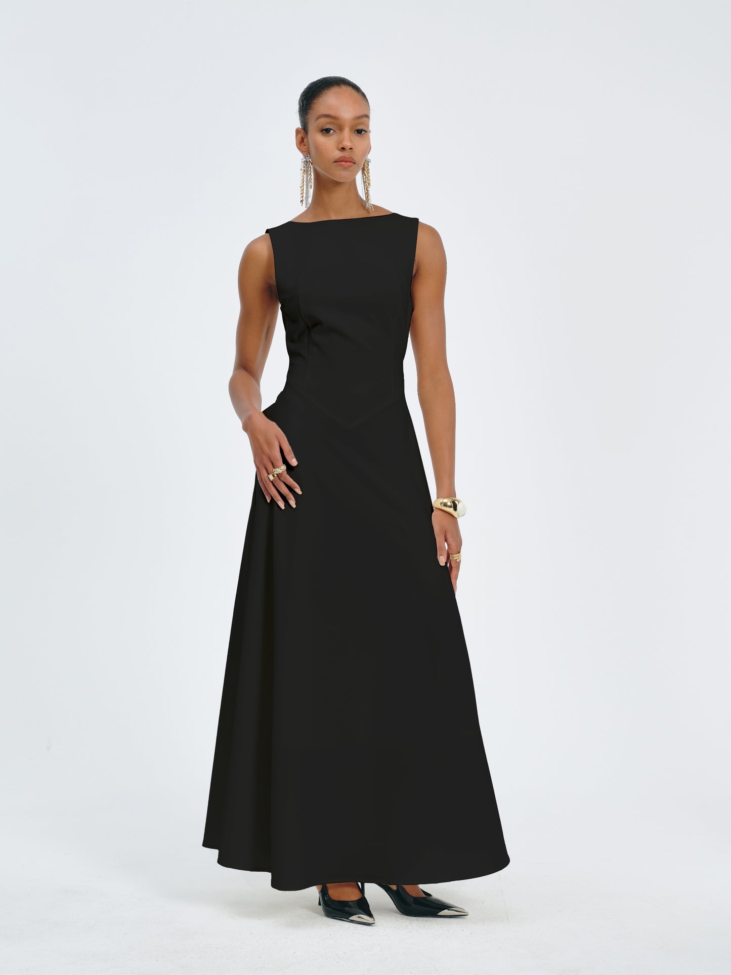 Veil Back Dress