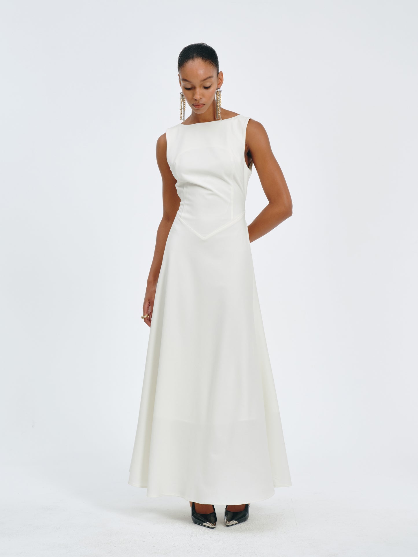 Veil Back Dress