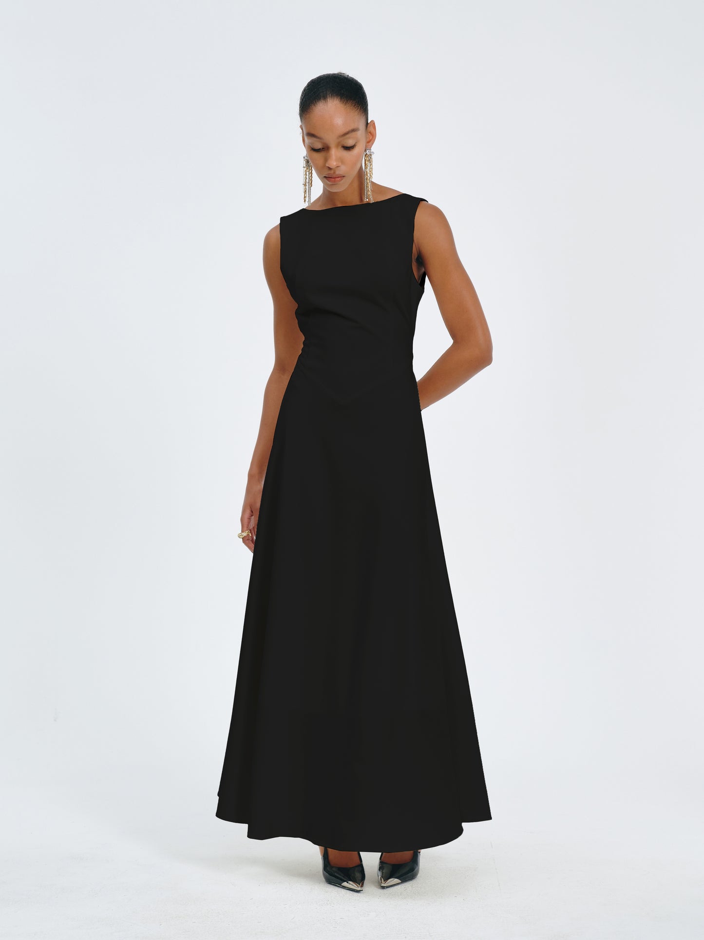 Veil Back Dress